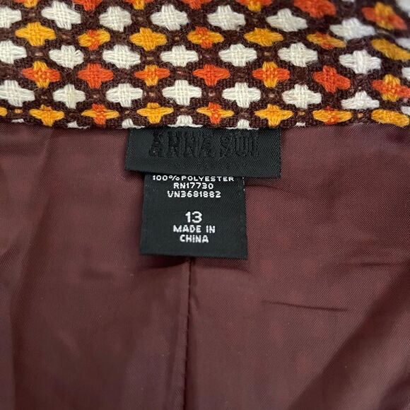 ANNA SUI mini skirt size 13 - Picture 8 of 16